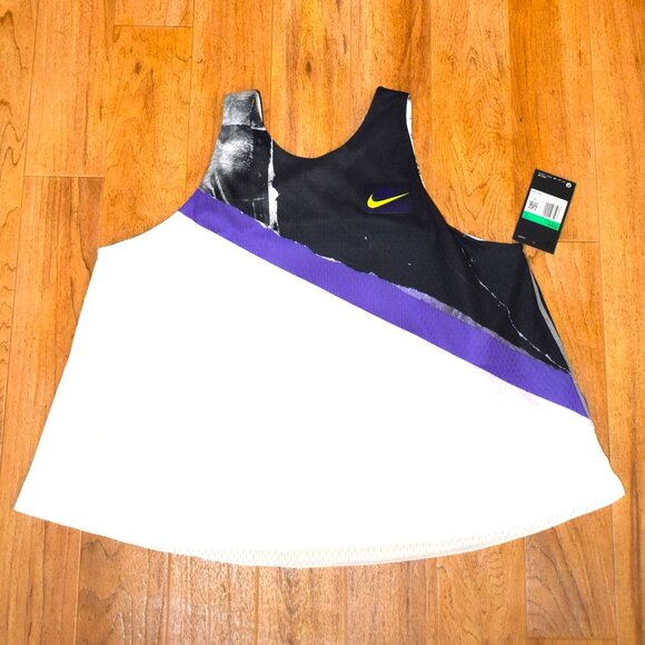 NWT Nike 2-In-1 Tennis Tank Top Sz XL  AT5408-100 - Picture 1 of 6